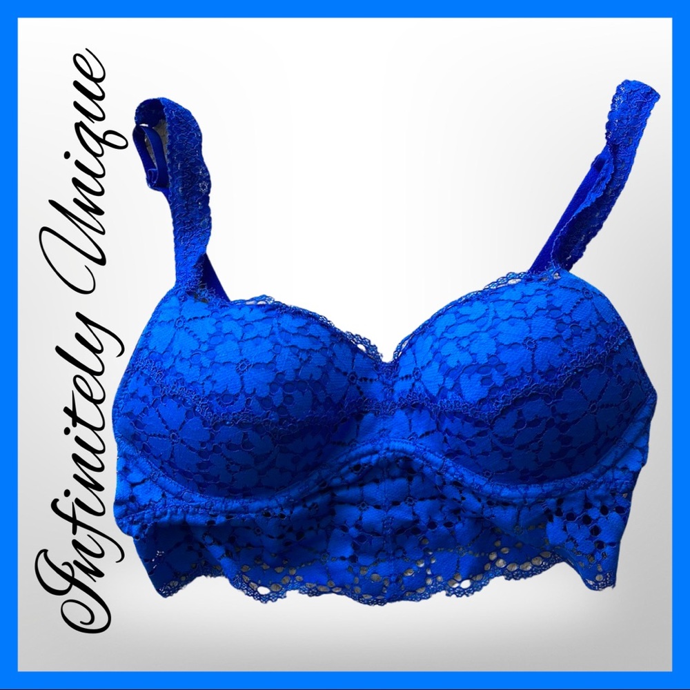 VS royal blue Lace bralette